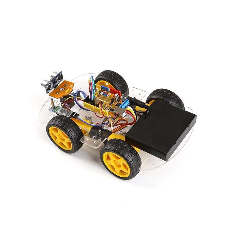 4WD Robot Car Kit for Arduino UNO R3 Smart Project STEM Toys for Kids ...