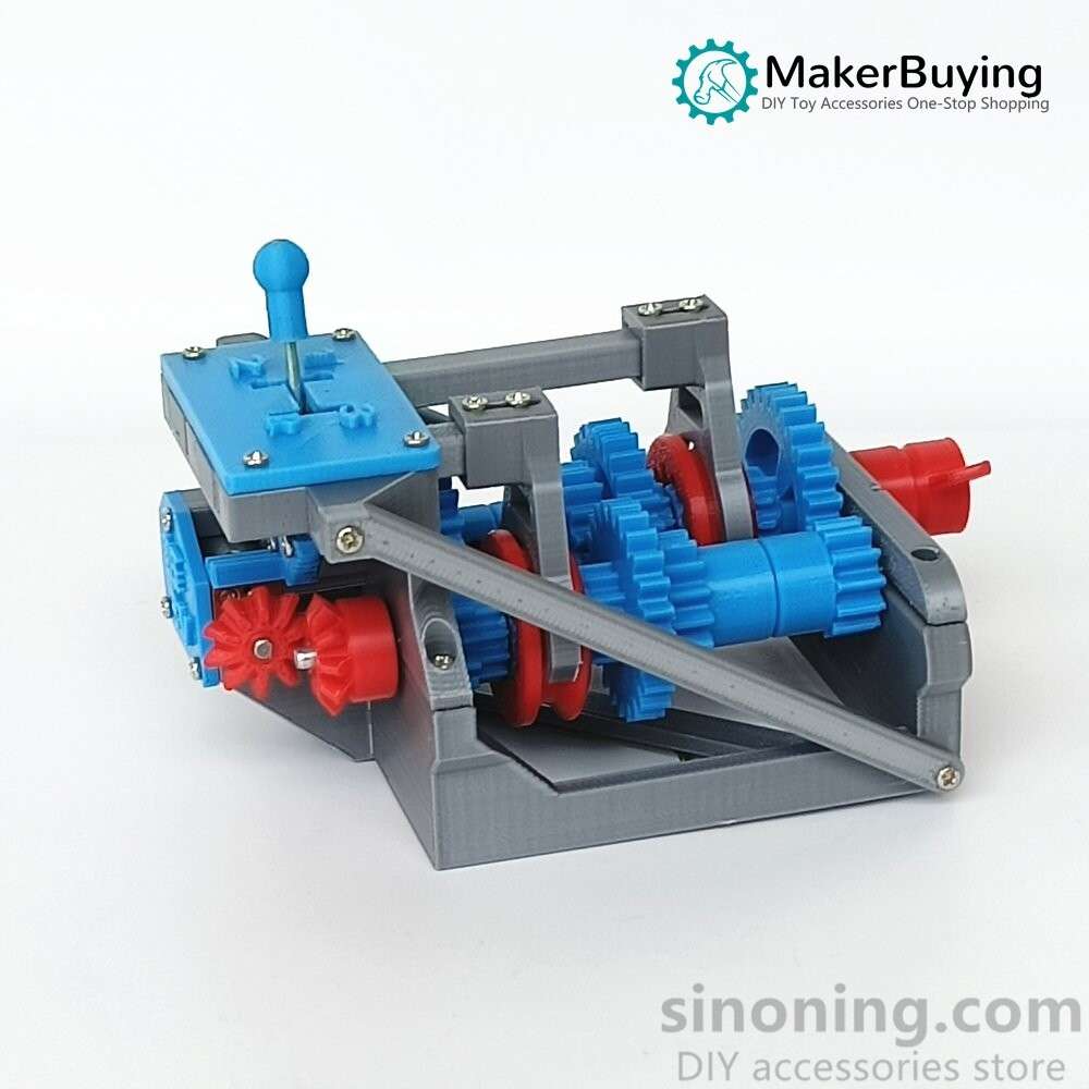 MakerBuying 3D printing Four-speed gearbox simple simulation model