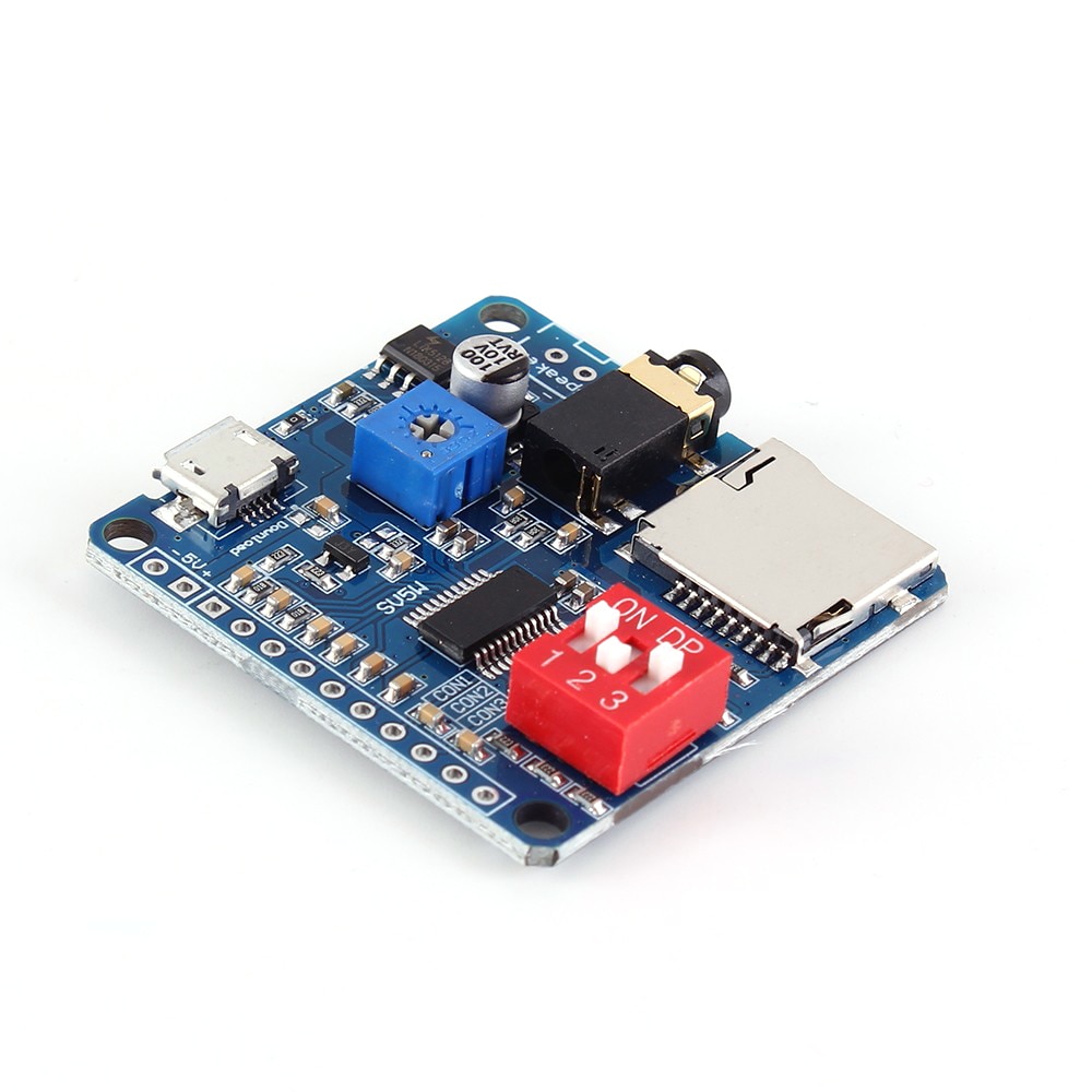 Voice Playback Module MP3 Player I/O Trigger UART Control SD/TF 5W For Arduino 