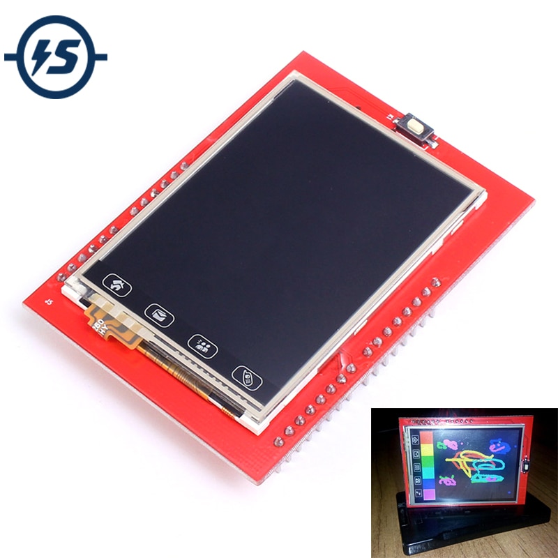 2.4 inch tft lcd shield for arduino uno code in stock