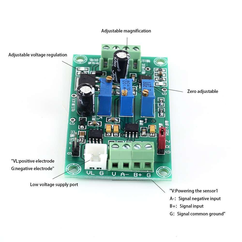 Valve Amplifier AD620 Microvolt MV Voltage Amplifier Signal Instrumentation Board Module DC3-11V Mikrovolt MV Spannungsverstärker Signal Platine