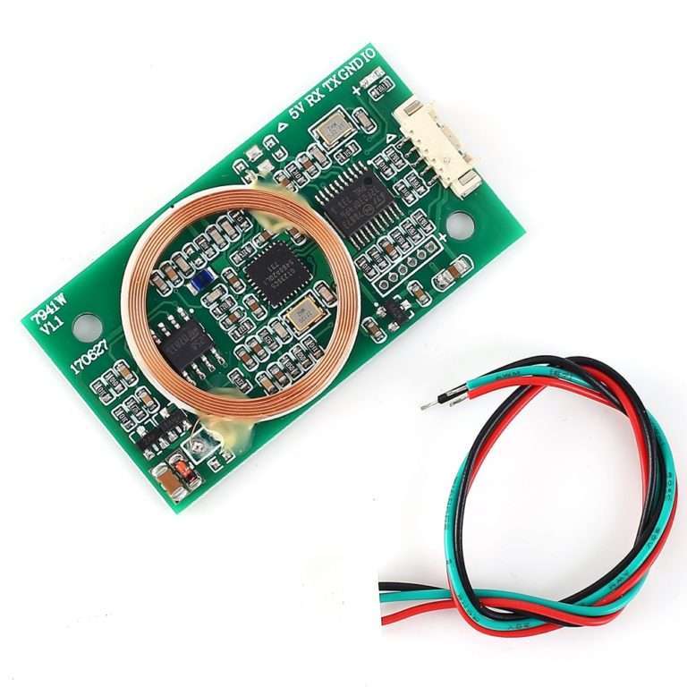 DC 5V RFID Reader Wireless Module UART 3Pin 125KHz 13.56MHz Card