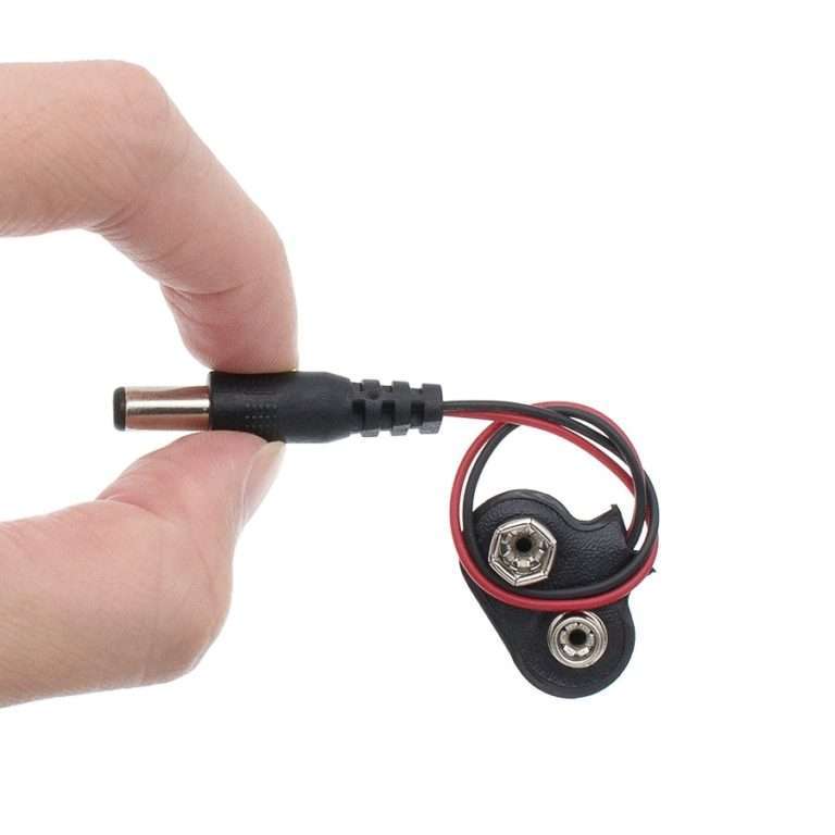 1pcs Experimental 9V Battery Snap Power Cable to DC 9V Clip Male Line ...