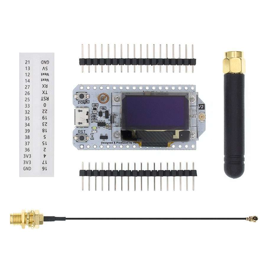 SX1276 SX1278 ESP32 LoRa 868MHz/915MHz/433MHz 0.96 Inch Blue OLED ...