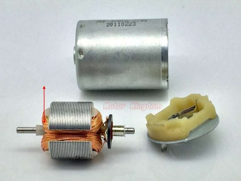 Jotekonoby RF-370CA Kleiner Gleichstrommotor, 24,2 Mm Durchmesser, 6 V