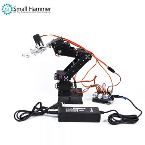 KKmoon 6DOF Metal Claw Robotic Arm with Servos DIY Kit Mechanical Arm Robot J0G2 