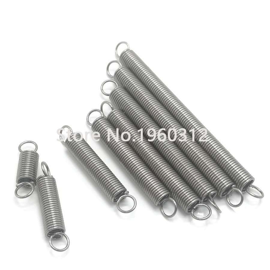 Assorted Tension Springs With Hooks Various Sizes Steel Wire Hook Extension Tension Springs | Steel Wire 0.3mm-2mm | Various Sizes Industrial Compression Springs - Foto 7