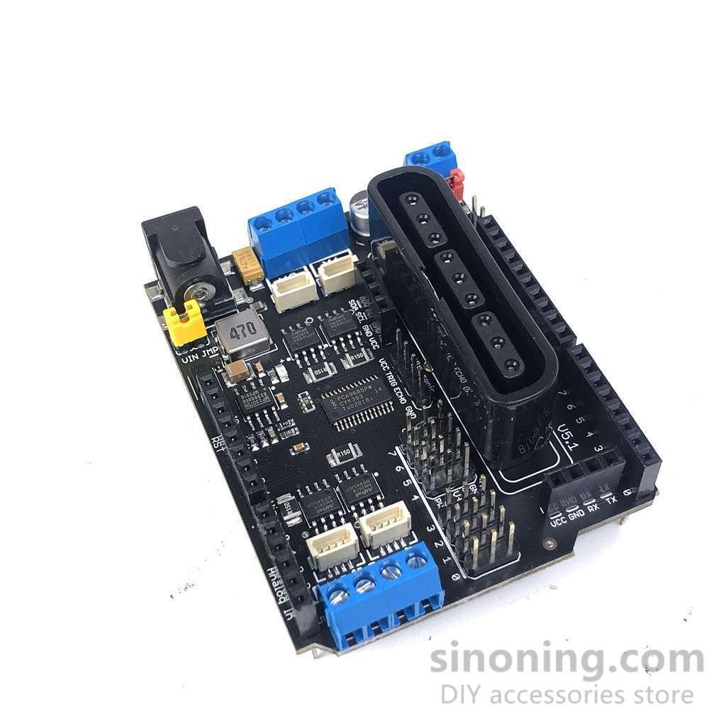 for Arduino Motor Servo Shield Driver Board PS2 Handle Wireless