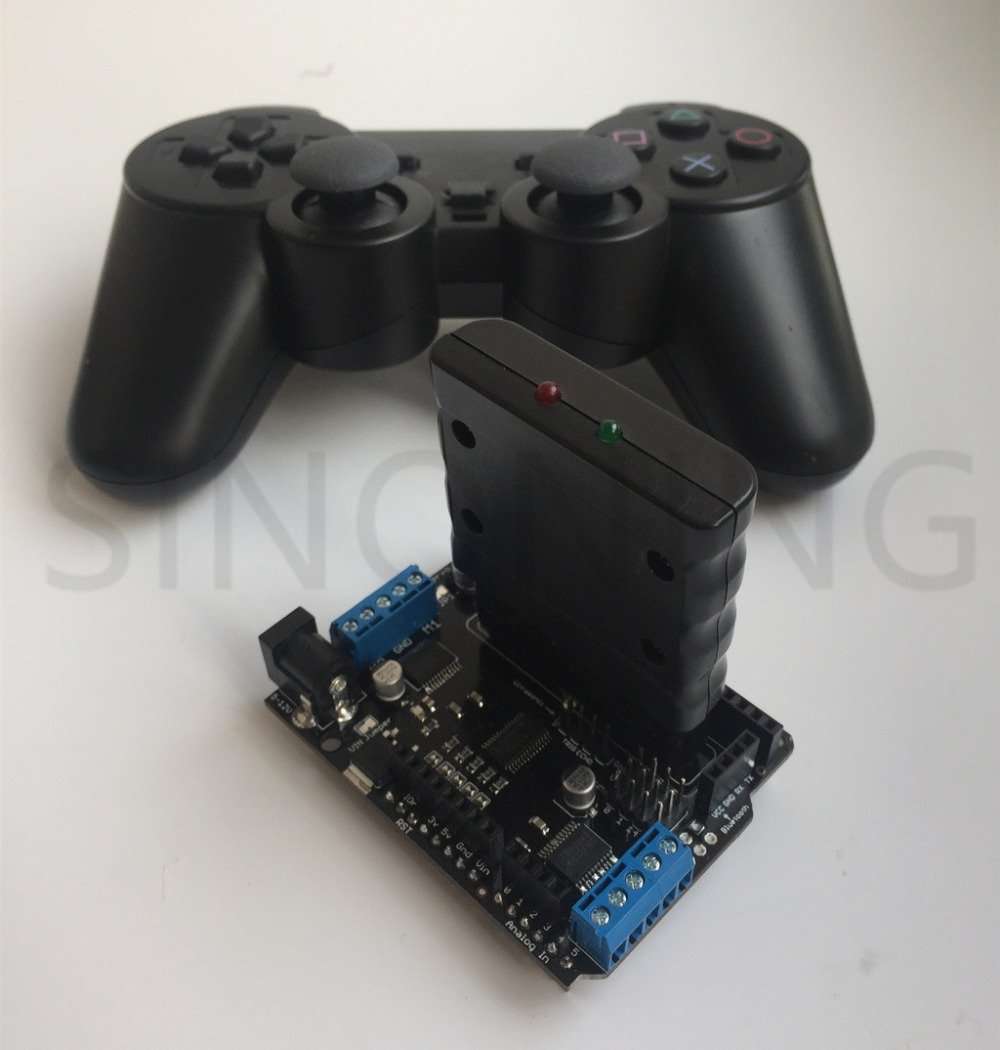 Arduino Motor Servo Shield Driver Board PS2 Handle Wireless Remote Control mearm Arduino Motor Servo Shield Driver Board PS2 Handle Wireless Remote Control mearm
