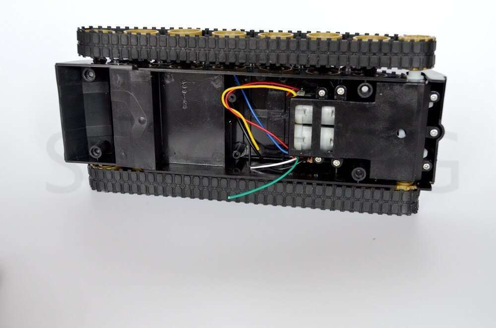 Cheap Smart Robot Tank Chassis with cover Crawler caterpillar rubber Tracking DIY for Arduino SN5300 Cheap Smart Robot Tank Chassis with cover Crawler caterpillar rubber Tracking DIY for Arduino SN5300