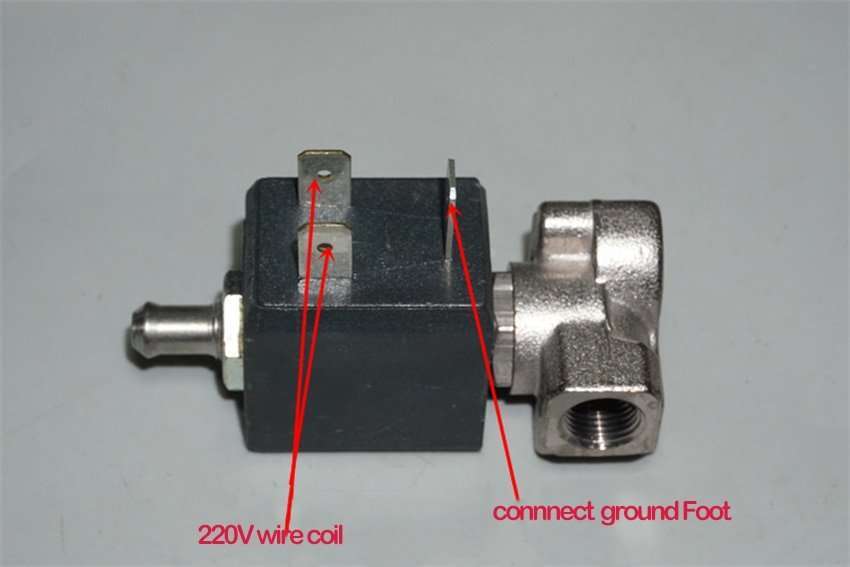220V normally open style high temperature and high pressure resistance steam brass electromagnetic valve for coffee machine