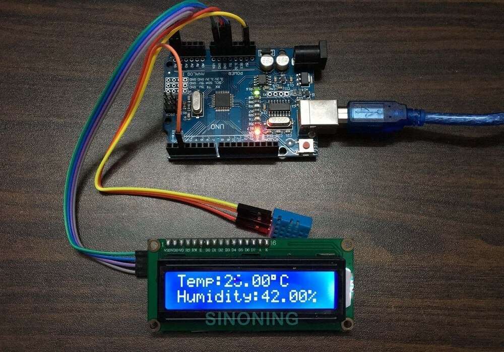 Arduino+LCD1602/I2C+DHT11 hygrothermograph Hygrometer DIY kit Smart Home