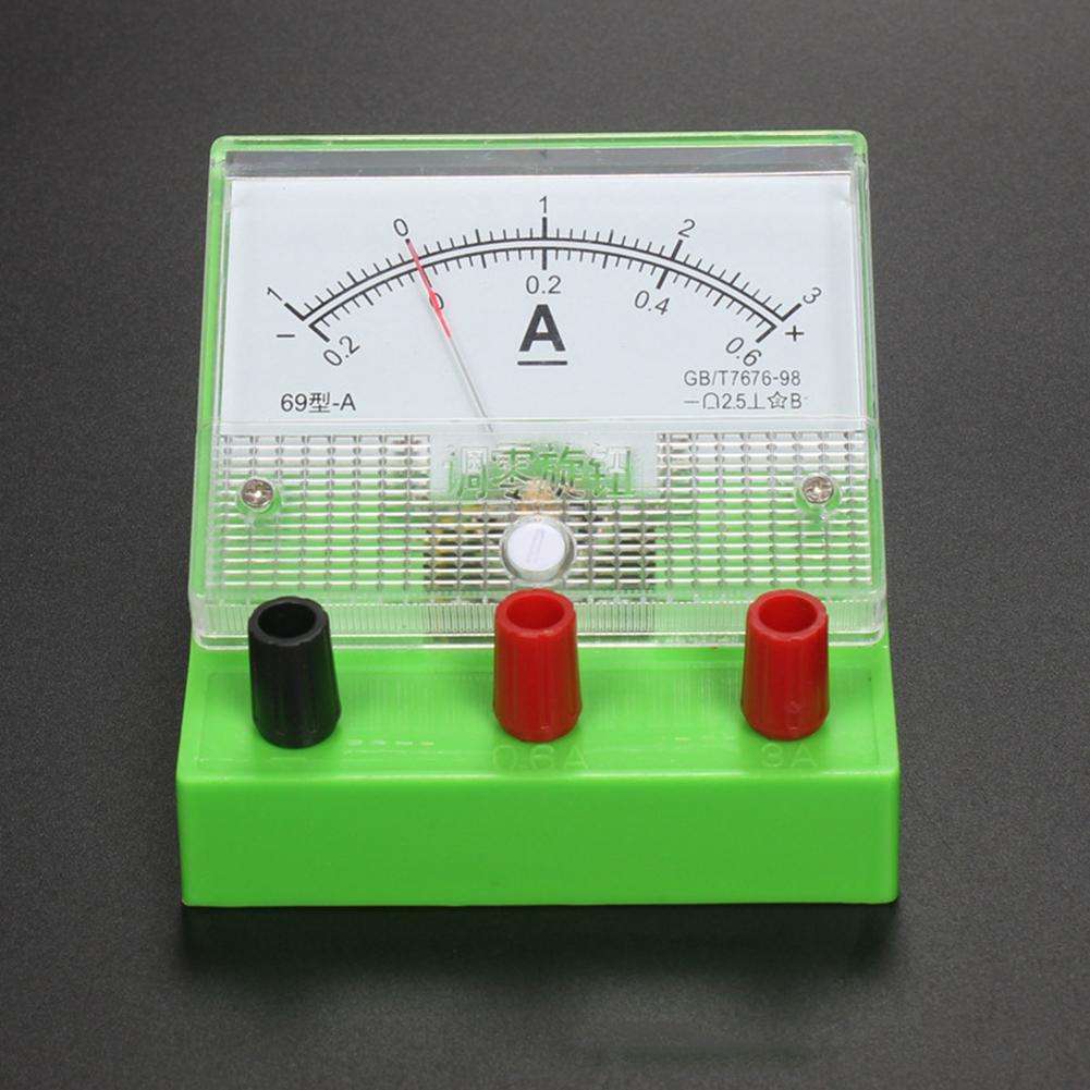 Analog Current Meter Ammeter Class 2.5 Electricity Teaching Experiment