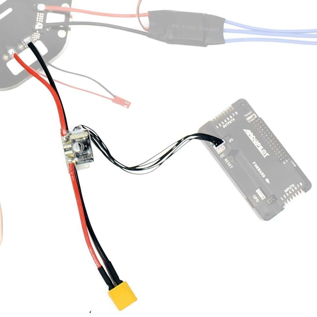 APM2.6 2.5 2.52 Power Module Current Module APM with 5.3V DC BEC for APM 2.8 PIX PIXHAWK RC DIY Copter Accessory F07638