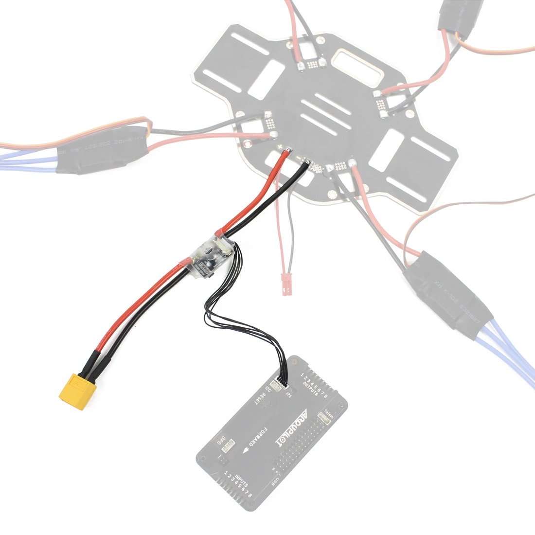 APM2.6 2.5 2.52 Power Module Current Module APM with 5.3V DC BEC for APM 2.8 PIX PIXHAWK RC DIY Copter Accessory F07638