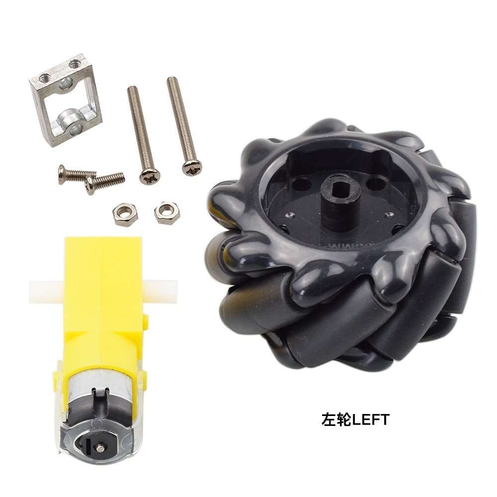 4pcs 60mm Mecanum Omni Wheel+ 4pcs TT Motor+ 4pcs TT Motor Bracket for Arduino DIY Project Raspberry Pi Stem Toy RC Parts 4pcs 60mm Mecanum Omni Wheel+ 4pcs TT Motor+ 4pcs TT Motor Bracket for Arduino DIY Project Raspberry Pi Stem Toy RC Parts