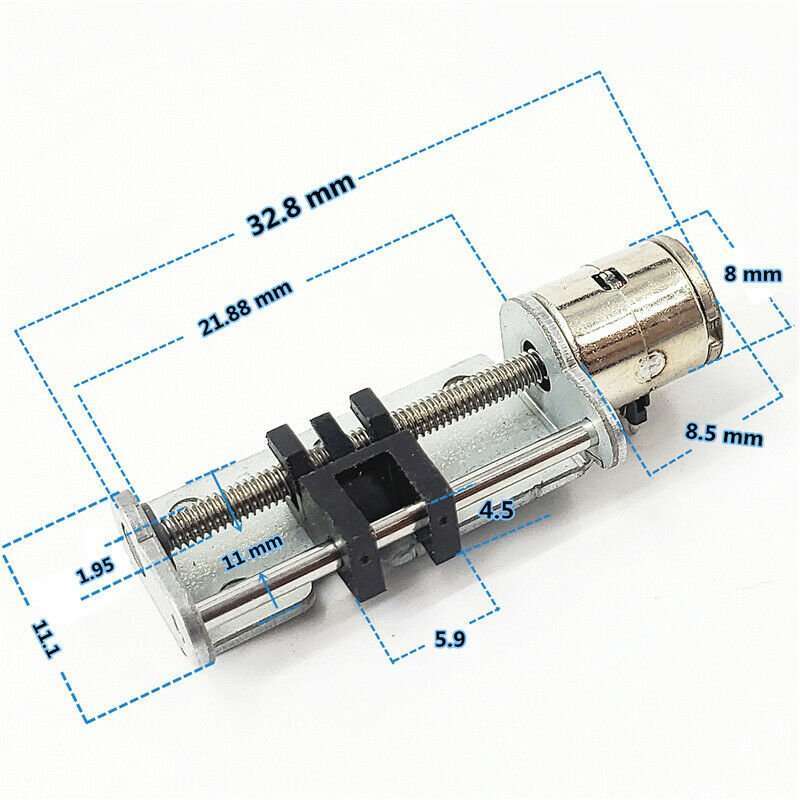 21mm Linear Actuator DC 3V 5V Stepper Motor 2phase 4wire Step Motor