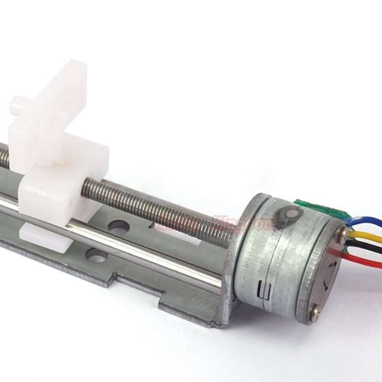 DC 5V 2phase 4wire Precision Stepper Motor 90mm Lead Screw Nut