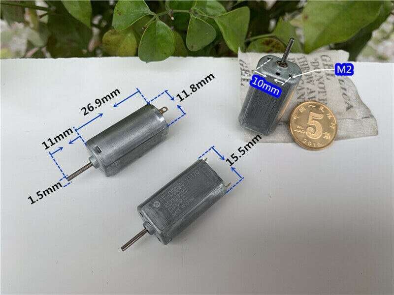 Micro Motore DC Mabuchi FF-050SK-11170 - 7 Volt, 10400 RPM, Per - Foto 4