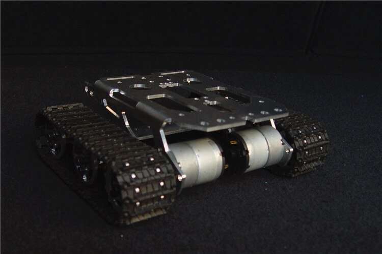 SN2400 aluminium alloy metal Smart ROBOT chassis tank crawler track robot chassis BIG platform