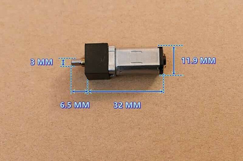 10*12*20mm Micro mini N30 Full Metal Gear Motor DC 5V-9V 6V 60RPM Slow Speed Large Torque Engine Robot