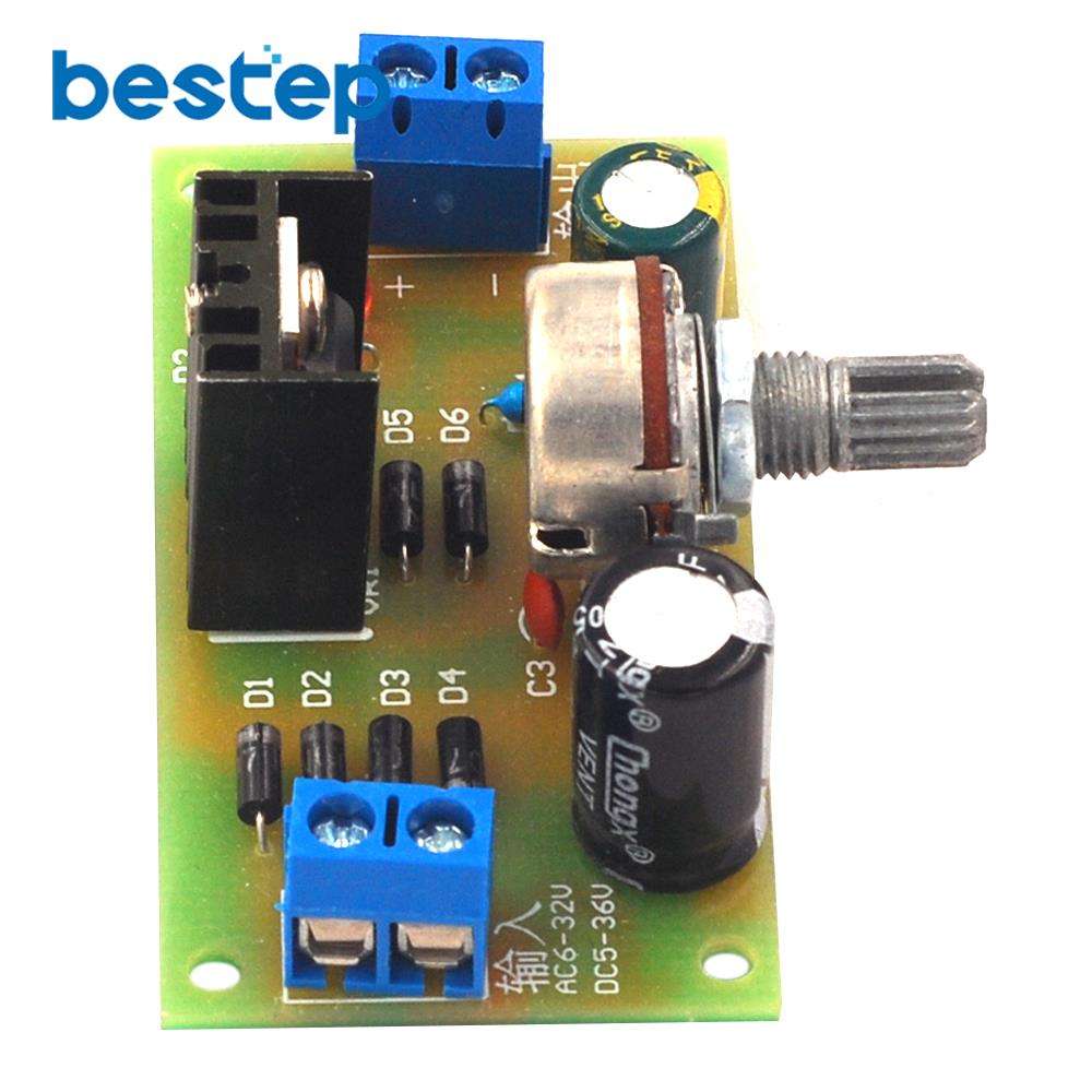 LM317 Adjustable Power Supply Kit Continuous Adjustable DC Power Supply DIY Teaching Training Parts LM317 Adjustable Power Supply Kit Continuous Adjustable DC Power Supply DIY Teaching Training Parts