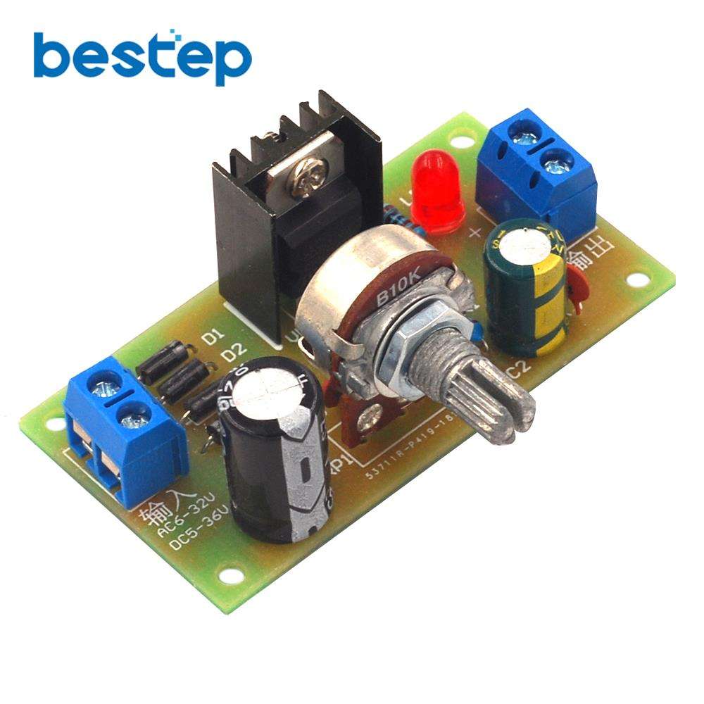 LM317 Adjustable Power Supply Kit Continuous Adjustable DC Power Supply DIY Teaching Training Parts LM317 Adjustable Power Supply Kit Continuous Adjustable DC Power Supply DIY Teaching Training Parts