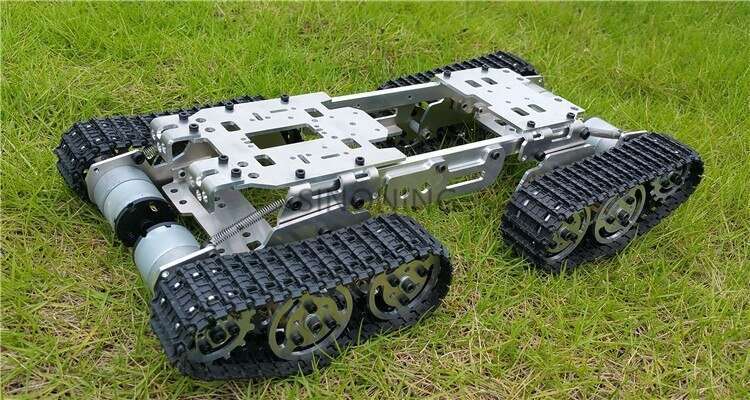CNC Metal Robot ATV Track Tank Chassis suspension obstacle crossing Crawler SN1300