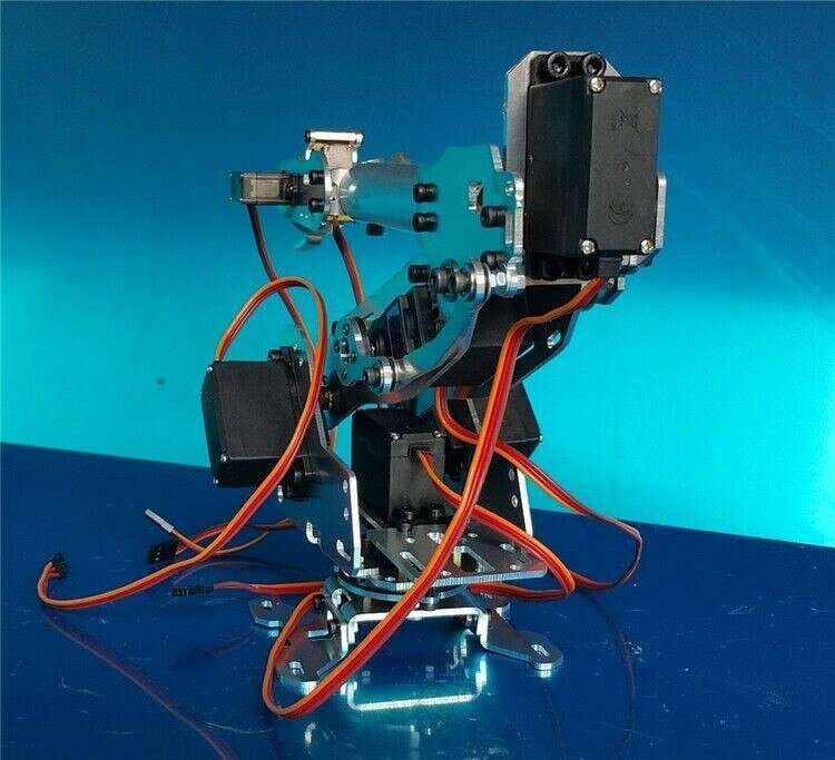 Abb industrial robot model 7 DOF robot arm frame All-aluminum robotic arm rack 7 servos Rotating base