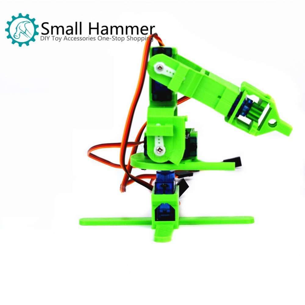 SNAM5900 3D printing four-degree-of-freedom robot arm DIY robot assembling sg90 SNAM5900 3D printing four-degree-of-freedom robot arm DIY robot assembling sg90