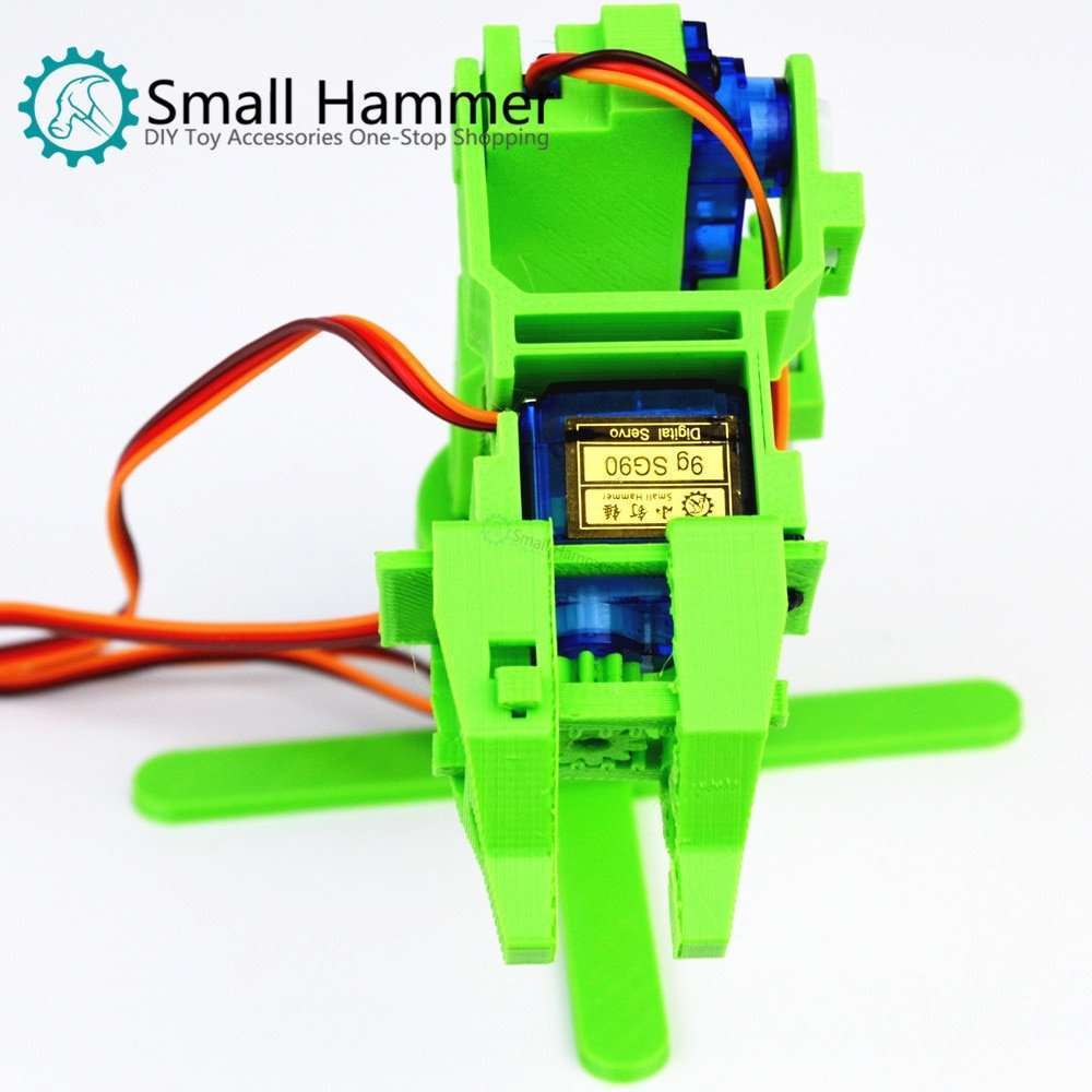 SNAM5900 3D printing four-degree-of-freedom robot arm DIY robot assembling sg90 SNAM5900 3D printing four-degree-of-freedom robot arm DIY robot assembling sg90