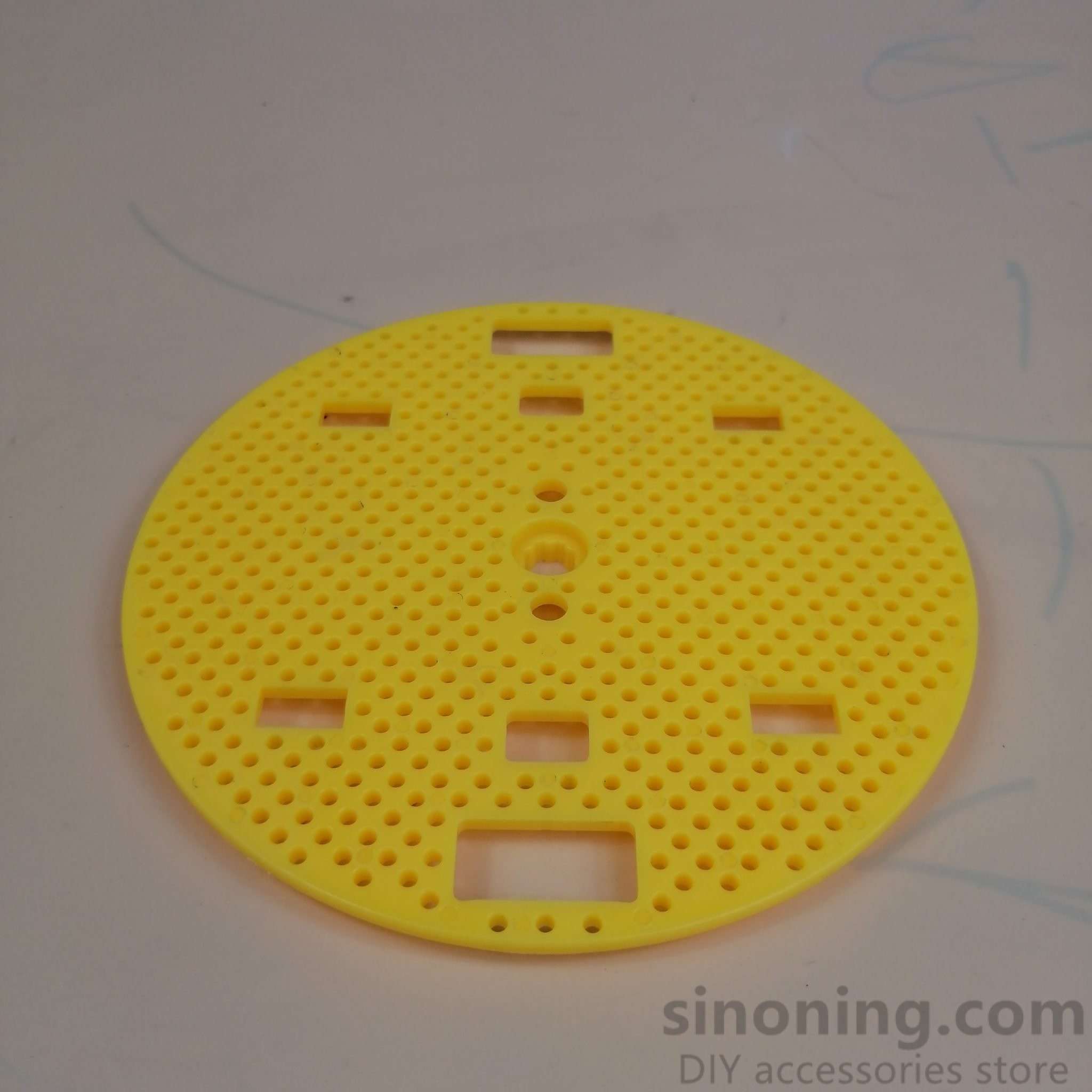 1pc Yellow Hyperbolic Disc Disc Disc Octagonal Square Slot Disc ...