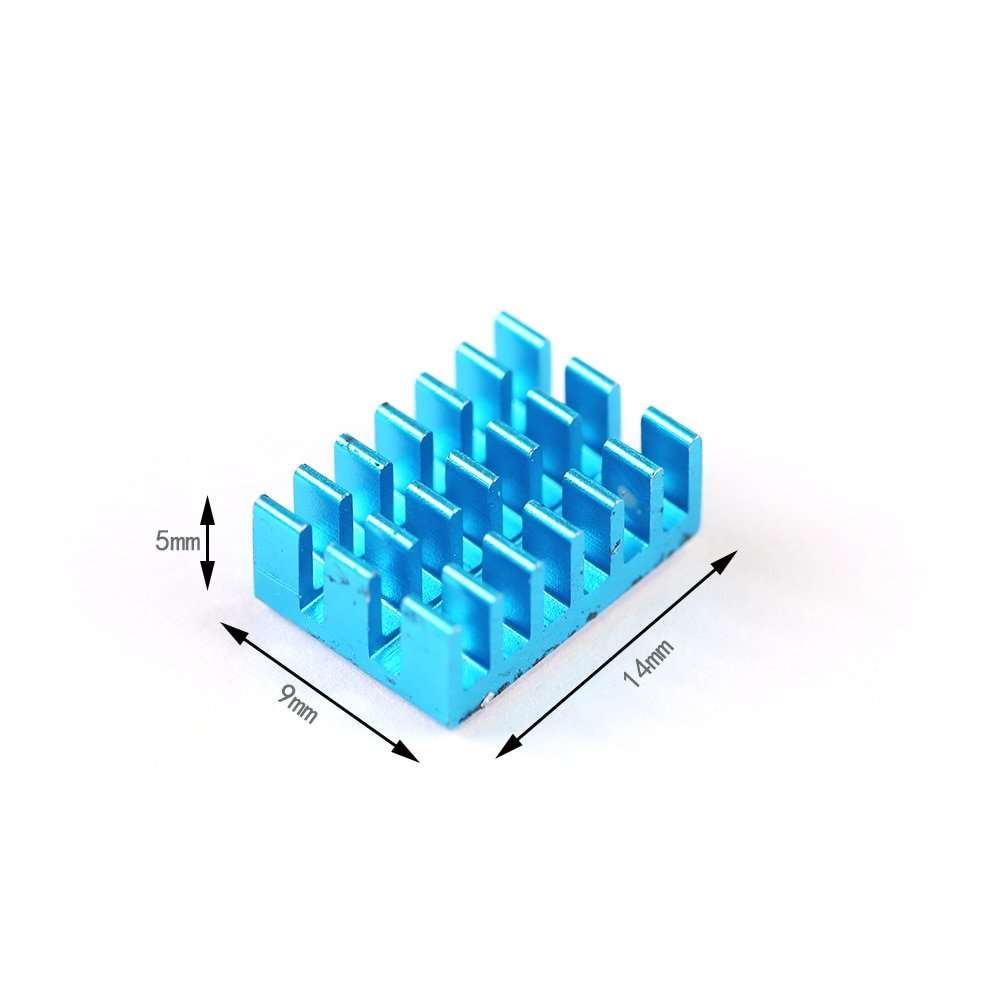 For Raspberry Pi 4B Heat Sink 3pcs Cooper Aluminum Heatsink Radiator Cooling kit Electronic Chip Heat Dissipation Cooling Pads For Raspberry Pi 4B Heat Sink 3pcs Cooper Aluminum Heatsink Radiator Cooling kit Electronic Chip Heat Dissipation Cooling Pads