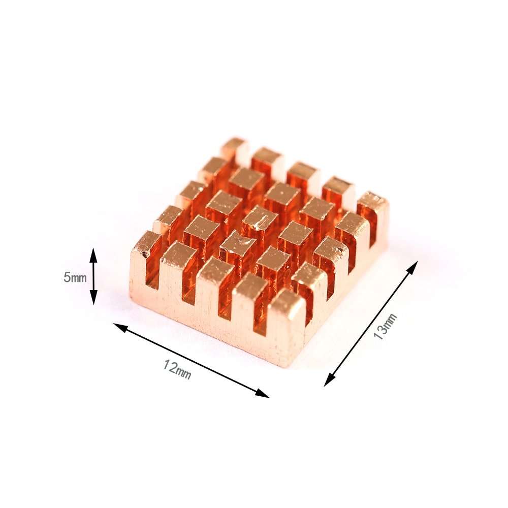 For Raspberry Pi 4B Heat Sink 3pcs Cooper Aluminum Heatsink Radiator Cooling kit Electronic Chip Heat Dissipation Cooling Pads For Raspberry Pi 4B Heat Sink 3pcs Cooper Aluminum Heatsink Radiator Cooling kit Electronic Chip Heat Dissipation Cooling Pads
