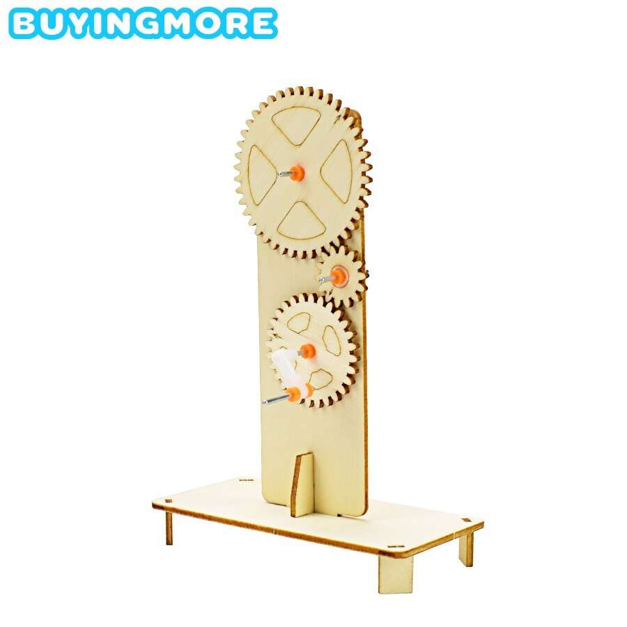 Gear Rotation Model DIY Science Kit Educational Toys for Children Technology Physics Experiment Sets for Kids Learning Toys