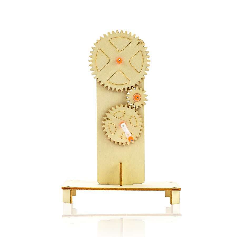 Gear Rotation Model DIY Science Kit Educational Toys for Children Technology Physics Experiment Sets for Kids Learning Toys