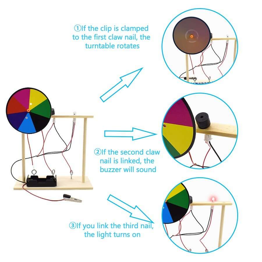 Acoustooptic Physics Experiment Sets for Kids Science Toys DIY Model