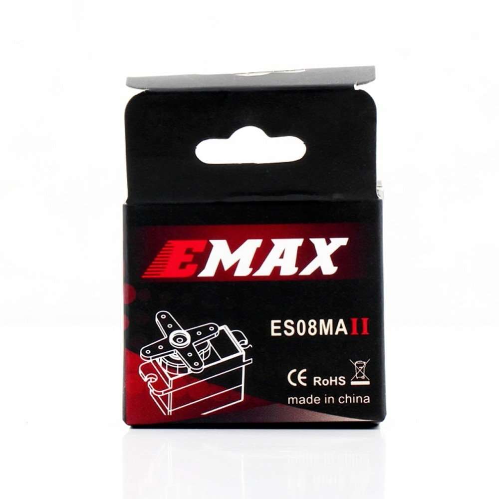 4pcs/lot 100% Orginal EMAX ES08MA II Mini Metal Gear Analog Servo 12g/ 2.0kg/ 0.12 Sec Mg90S