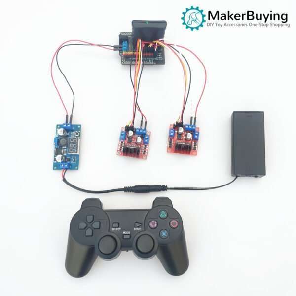 ps2 Mecanum omnidirectional wheel and robot arm control kit for arduino ...
