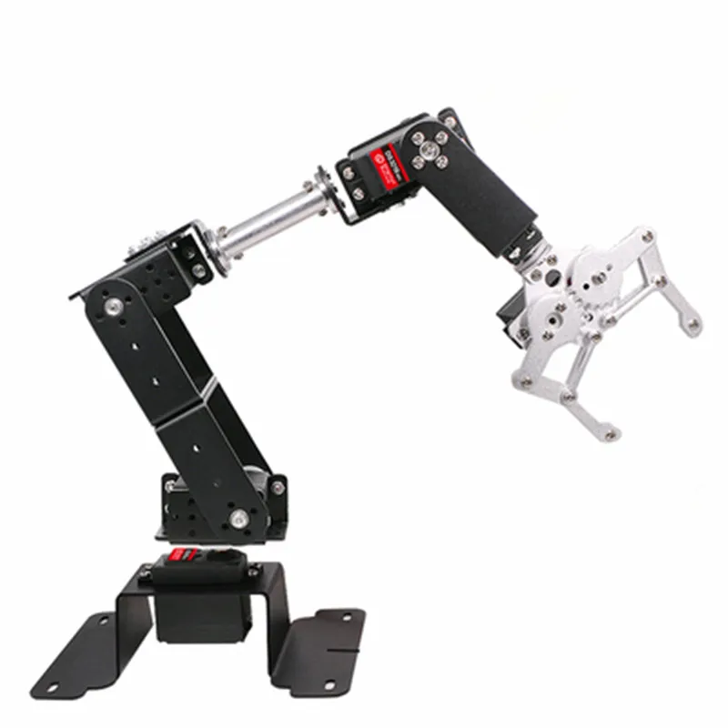Robot Arm Kit Aluminium Robot Axis Arm Clamp Claw Mount Kit